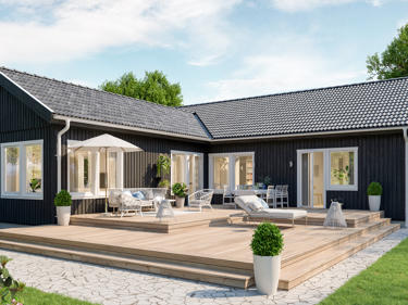Bilde av ett av våre vinkelhus